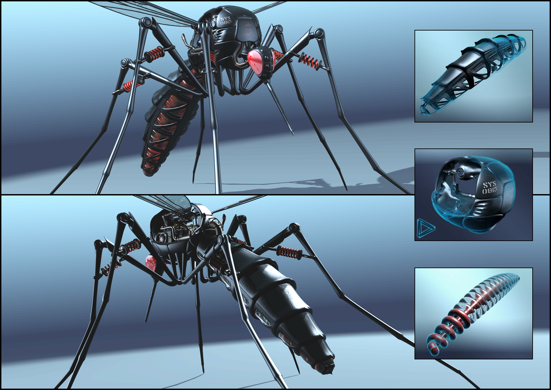 Student project created with 3ds Max and Brazil renderer