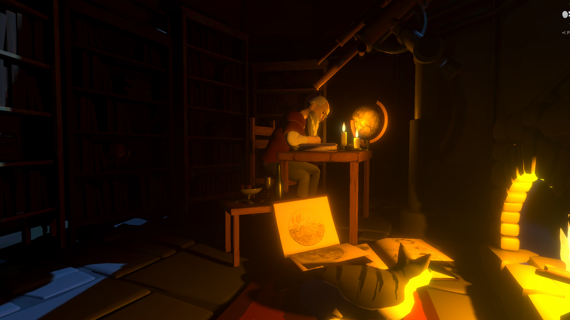 VR Shortfilm Scene created with Unity and Maya (Lighting and Effects)