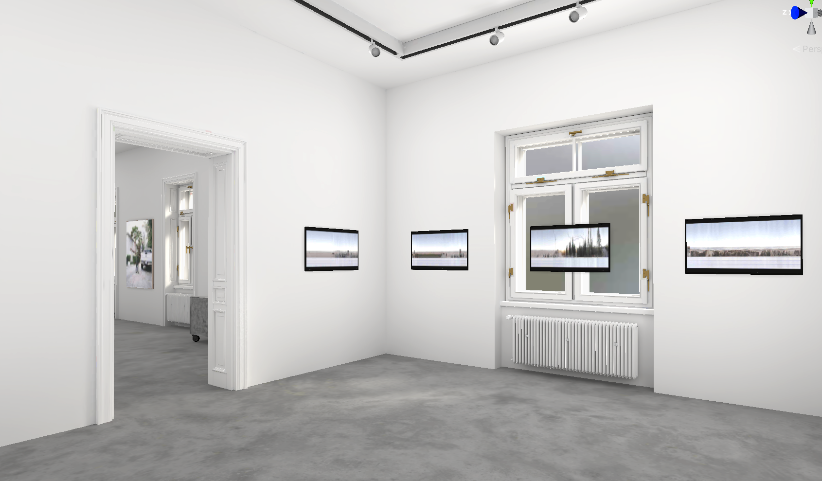 Screenshot of Virtual Gallery