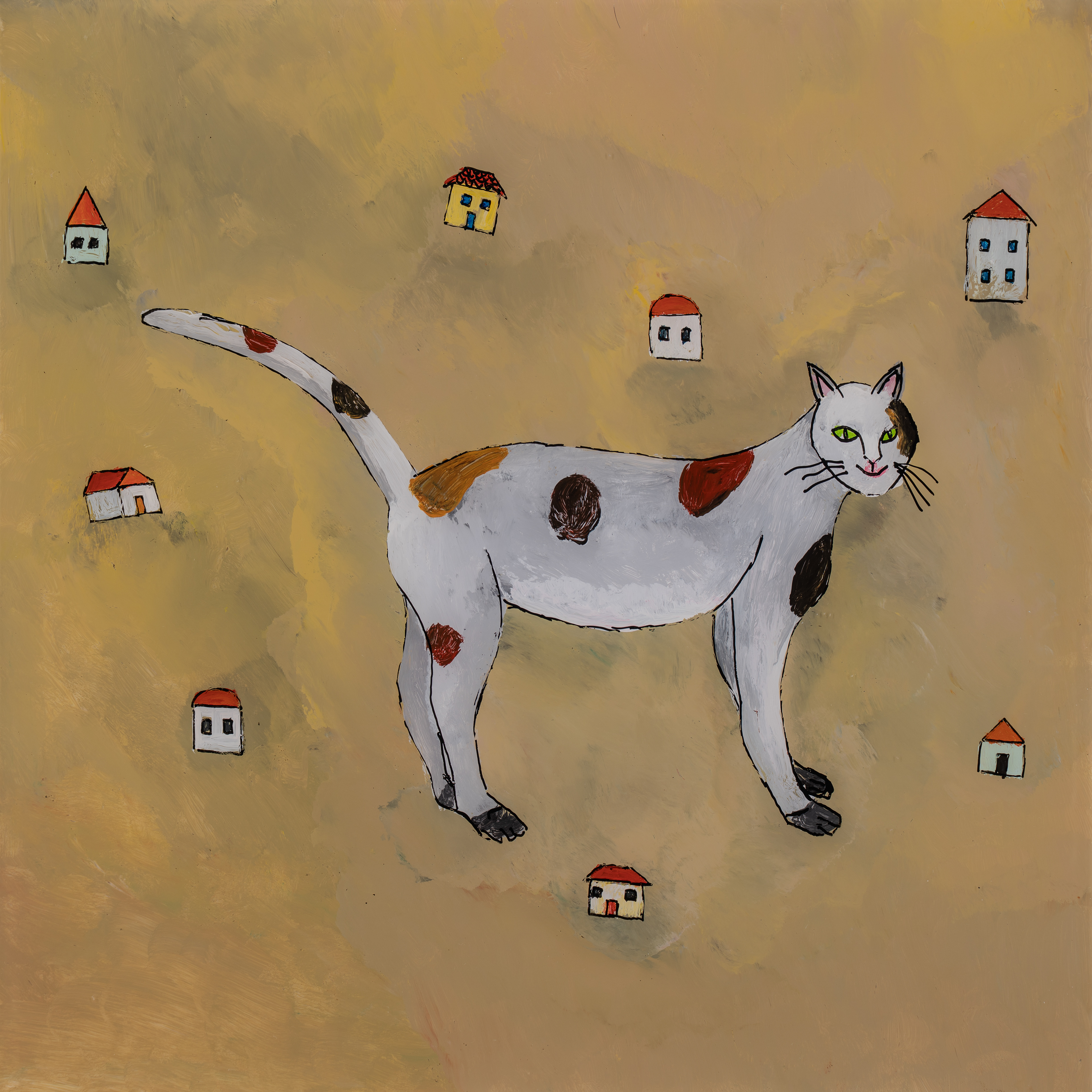 House Cat (glass print)