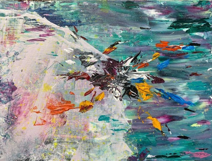Acrylic on canvas paper, 16" x 20"