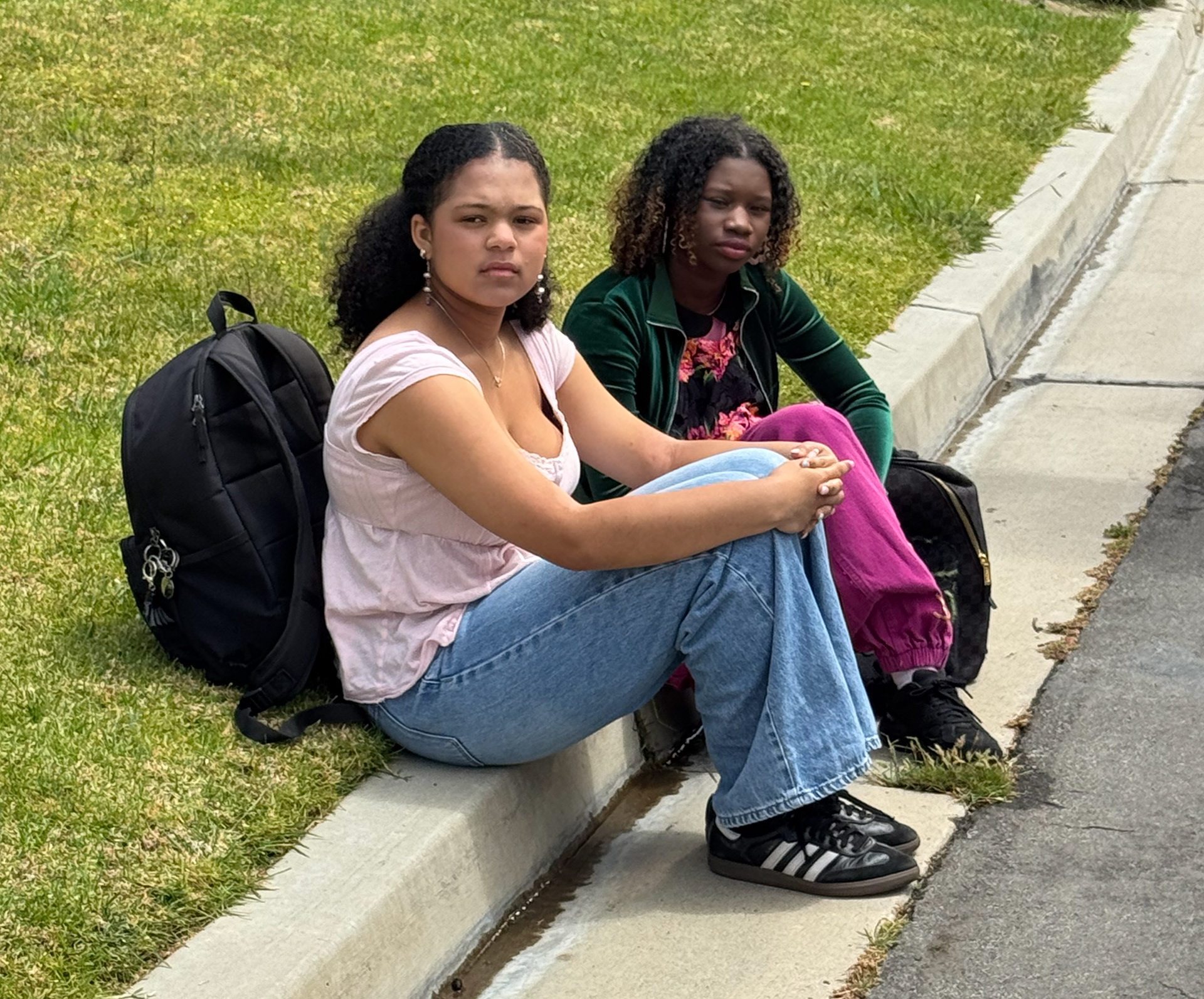 Jas and Lauren onset costumes