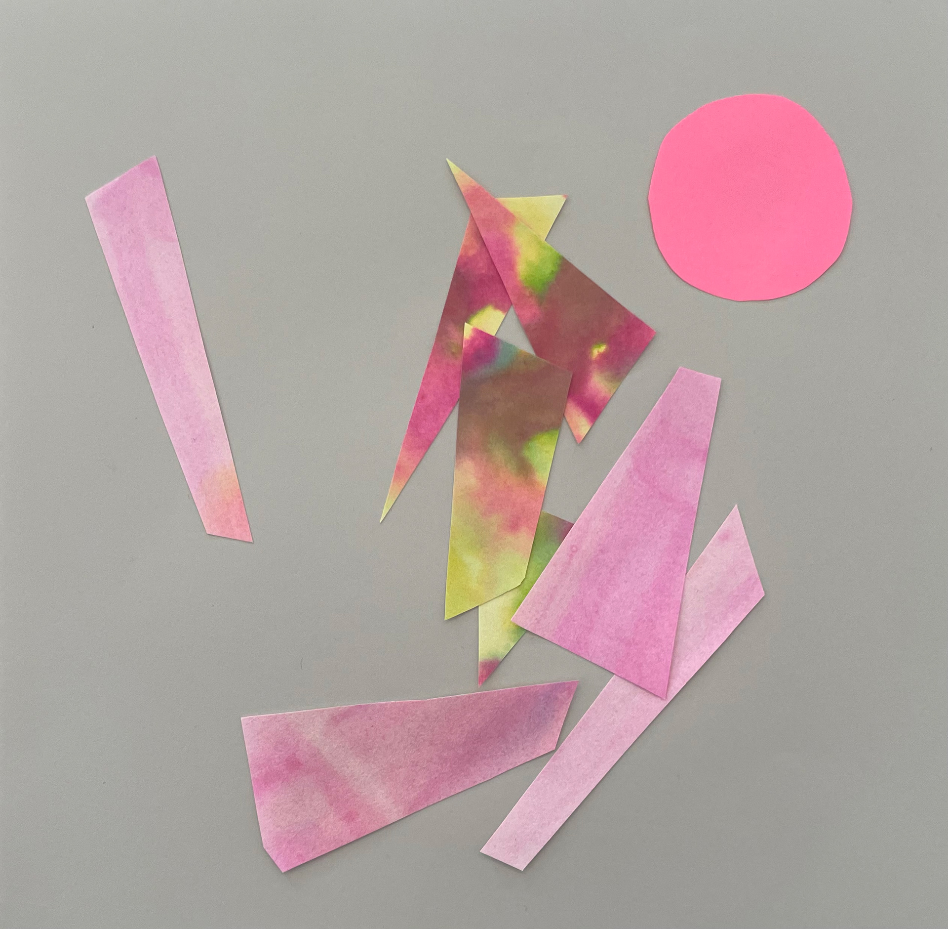 summer_5 20x20 paper on paper + acrylic