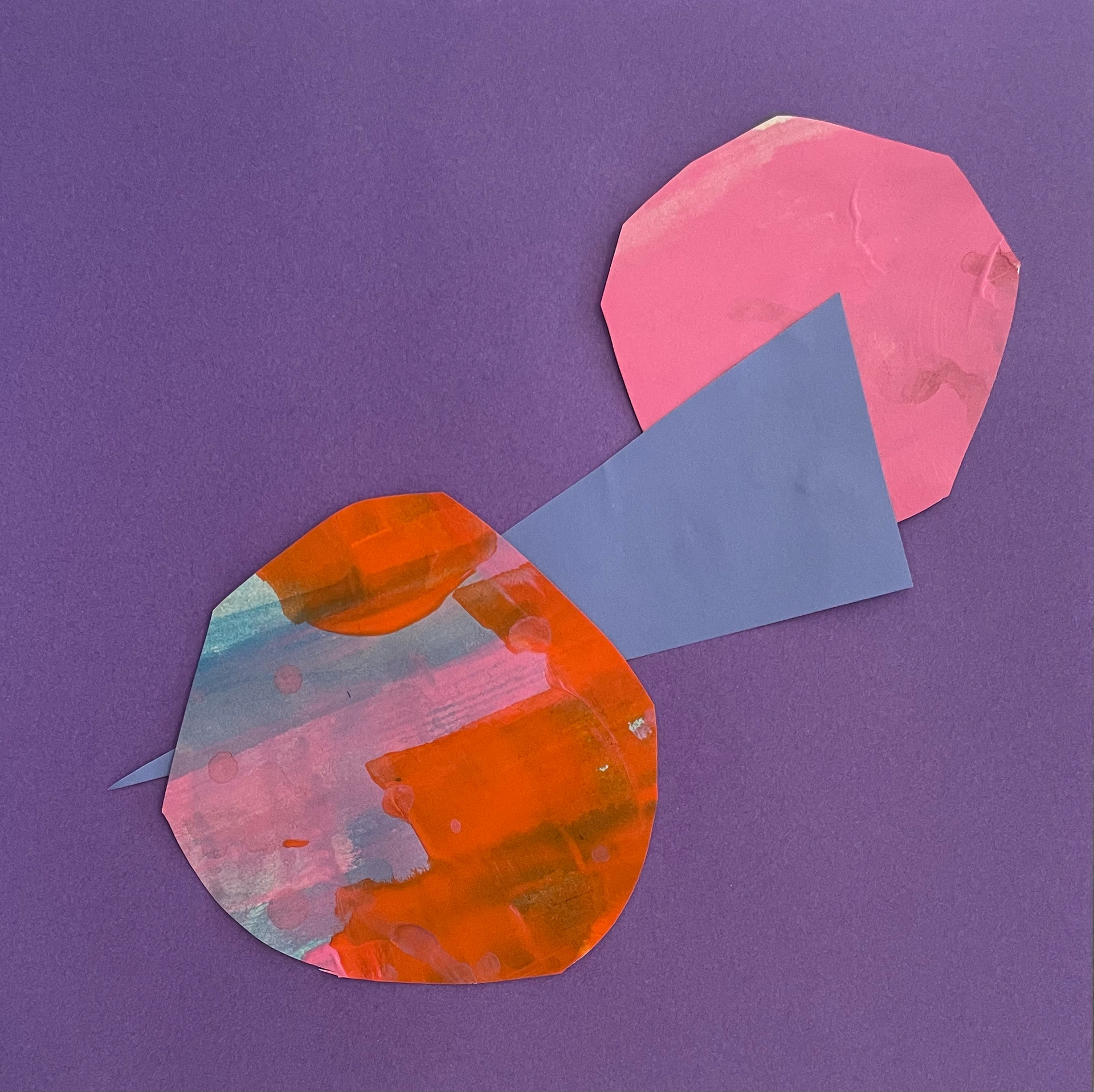 summer_4 20x20 paper on paper + acrylic