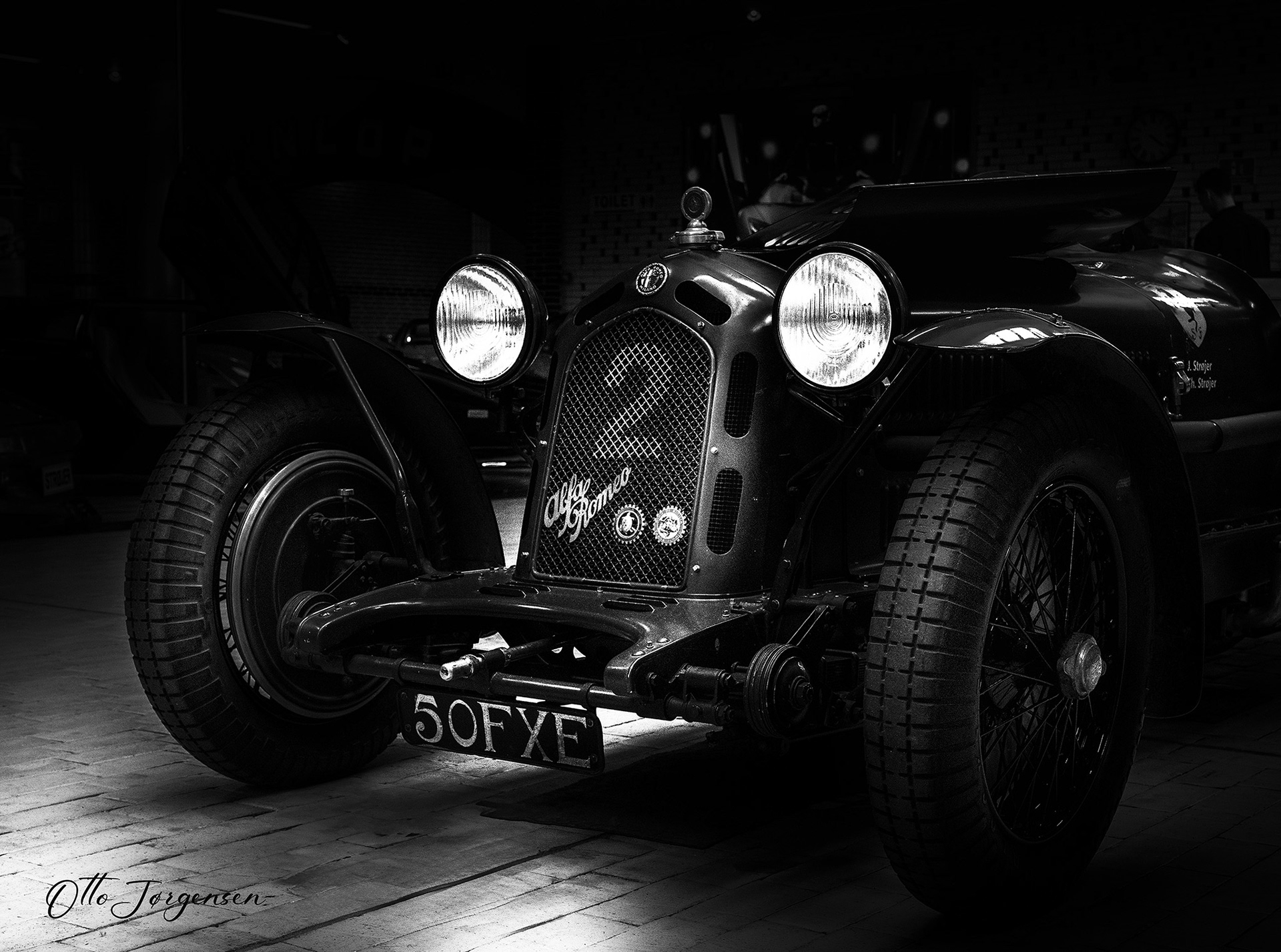 Alfa Romeo fra Strøjer samlingen på Fyn