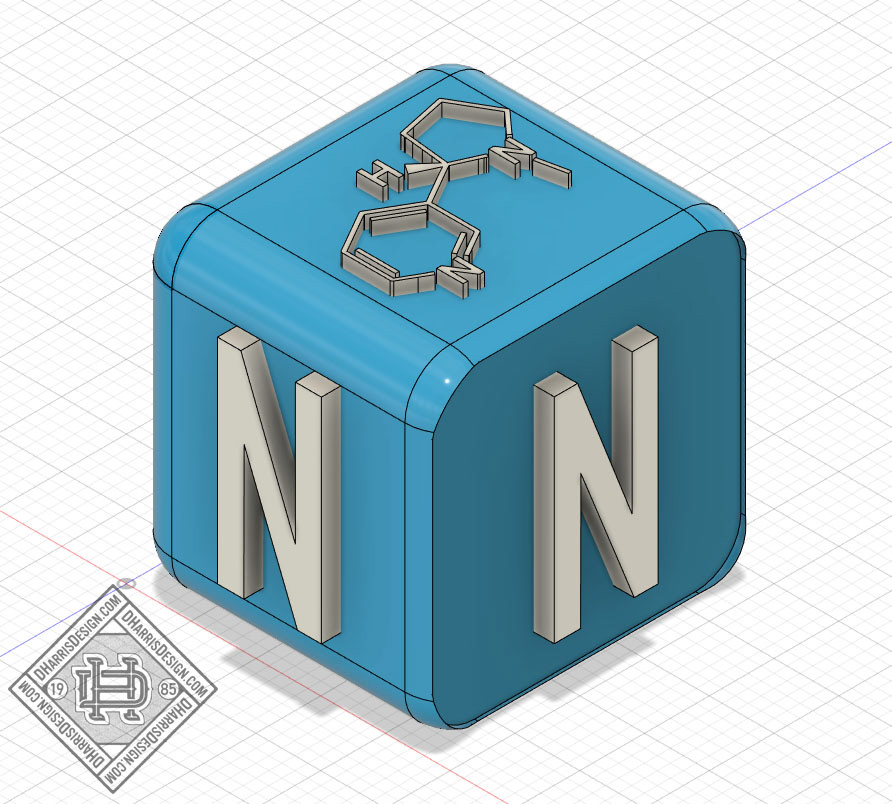 3d Cube Model