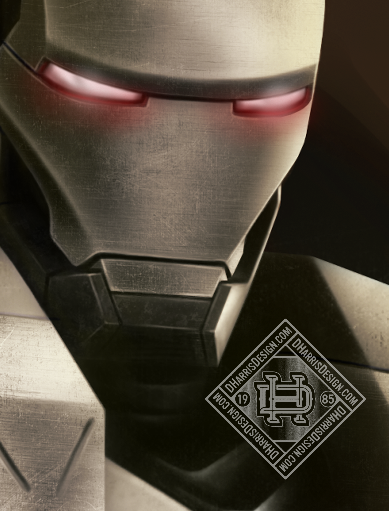 War Machine Digital Painting -Detail