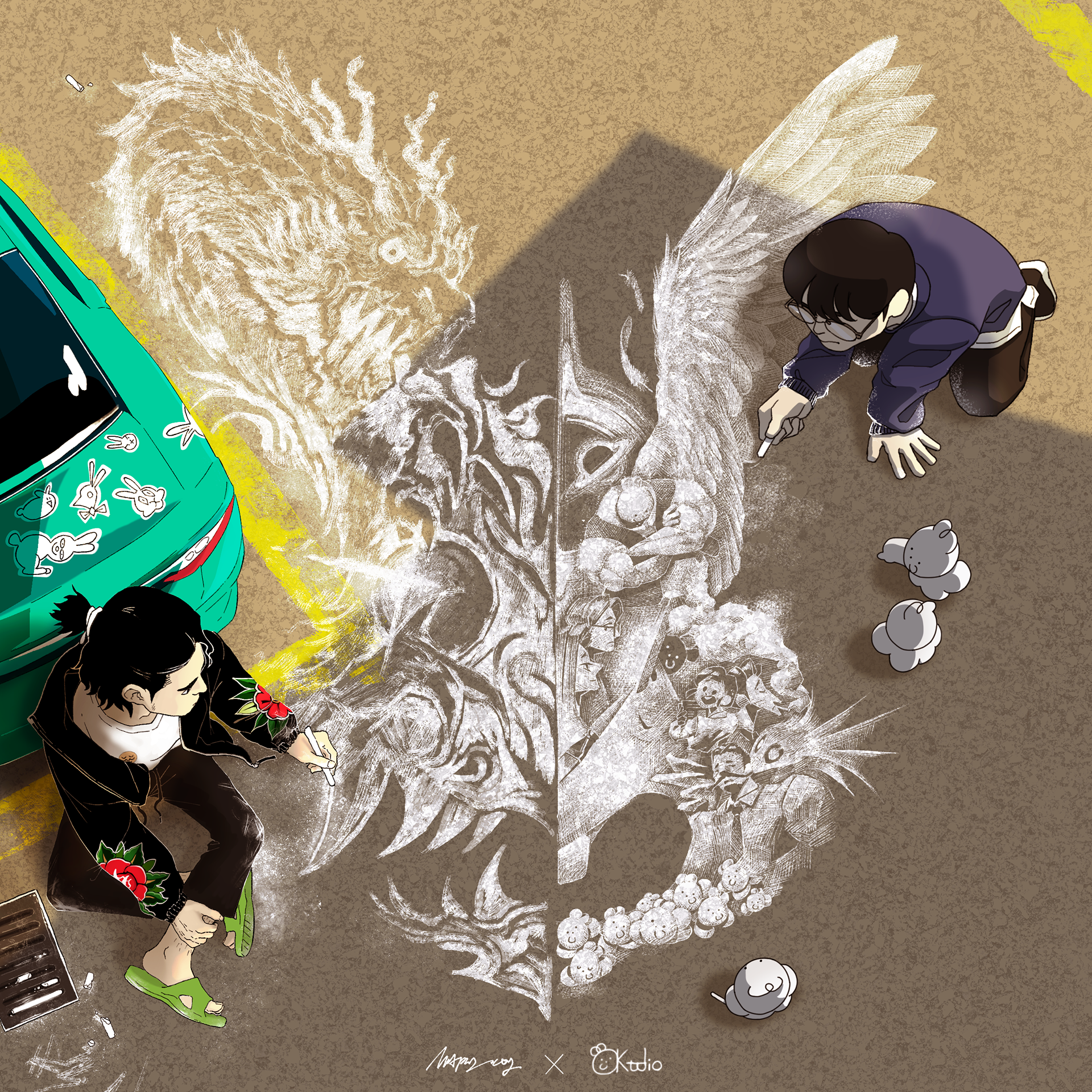 2023년 신년그림 (with @ok_tudio)