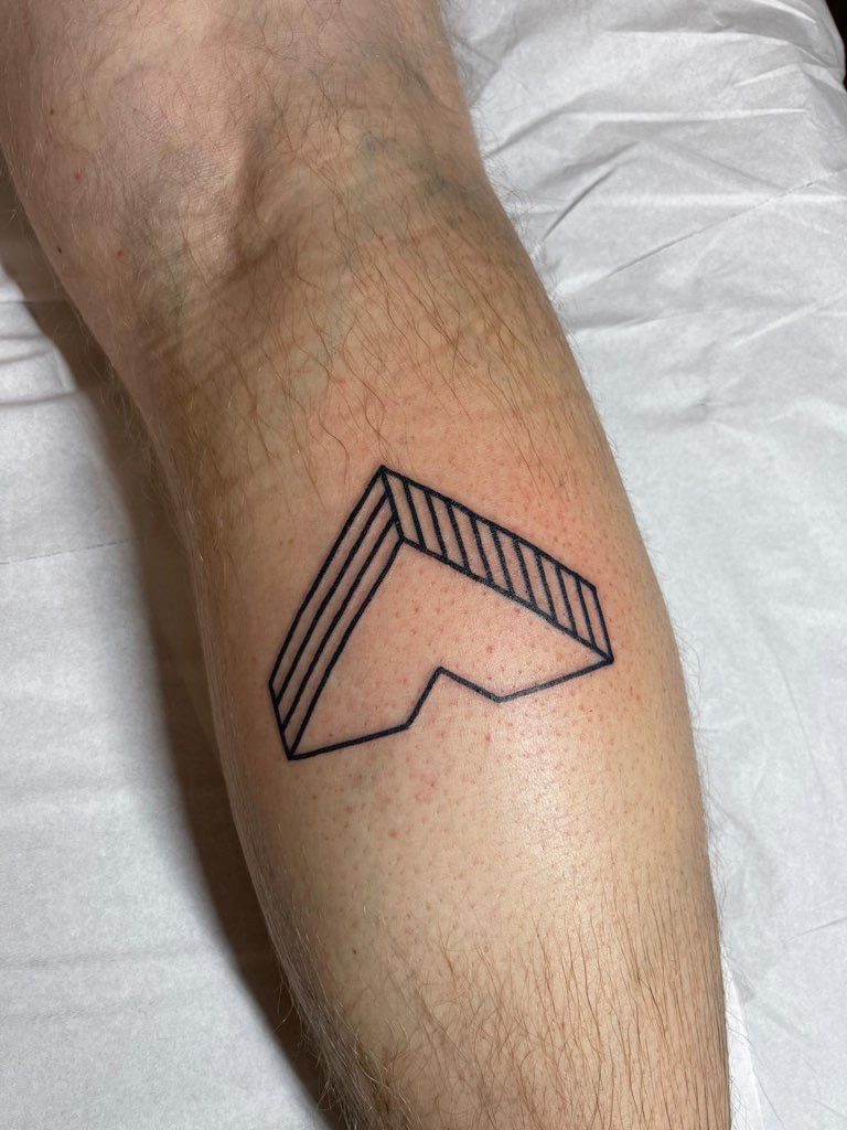 Menno Schut Any Frame logo tattoo