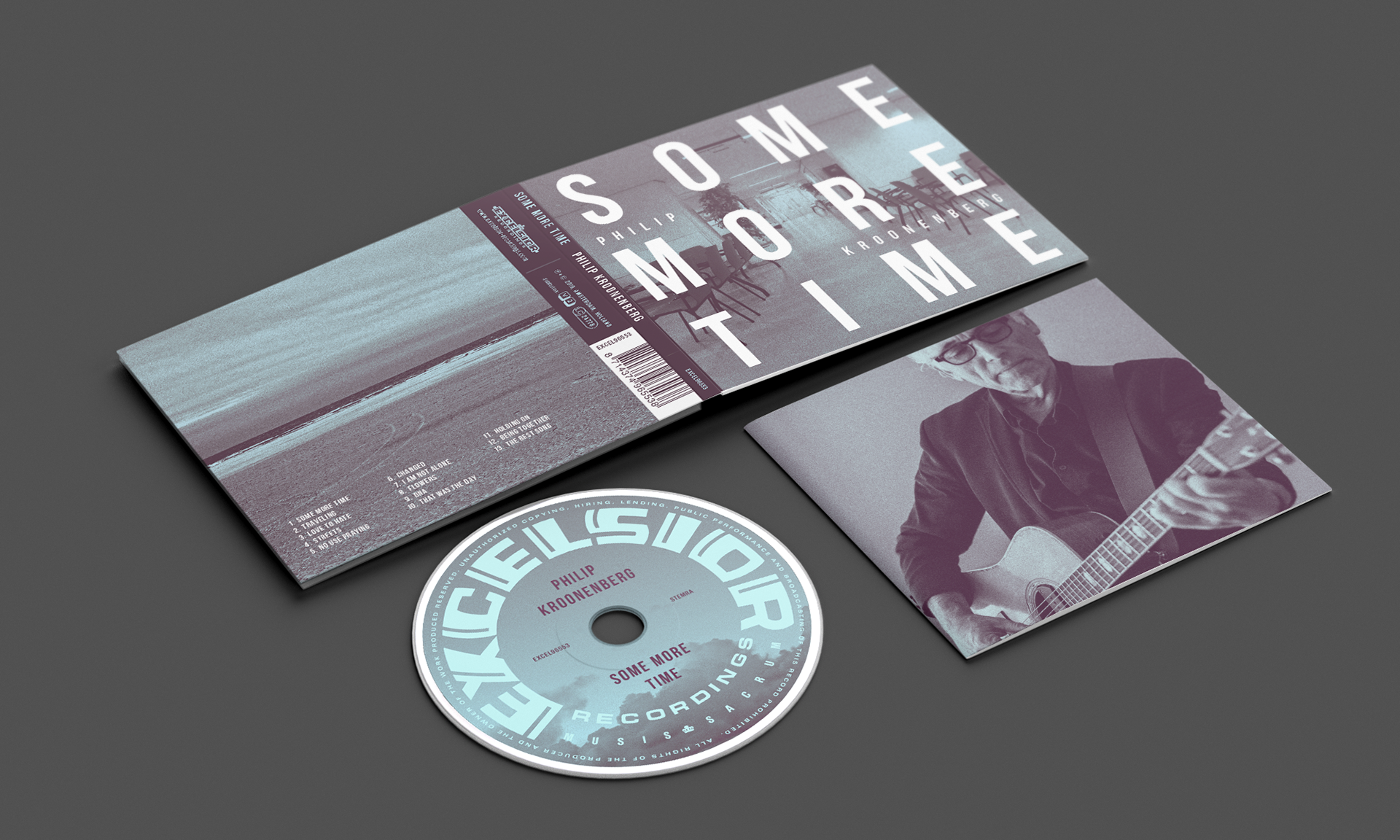 Artwork cd Some More Time - Philip Kroonenberg. Uitgebracht - Excelsior Recordings