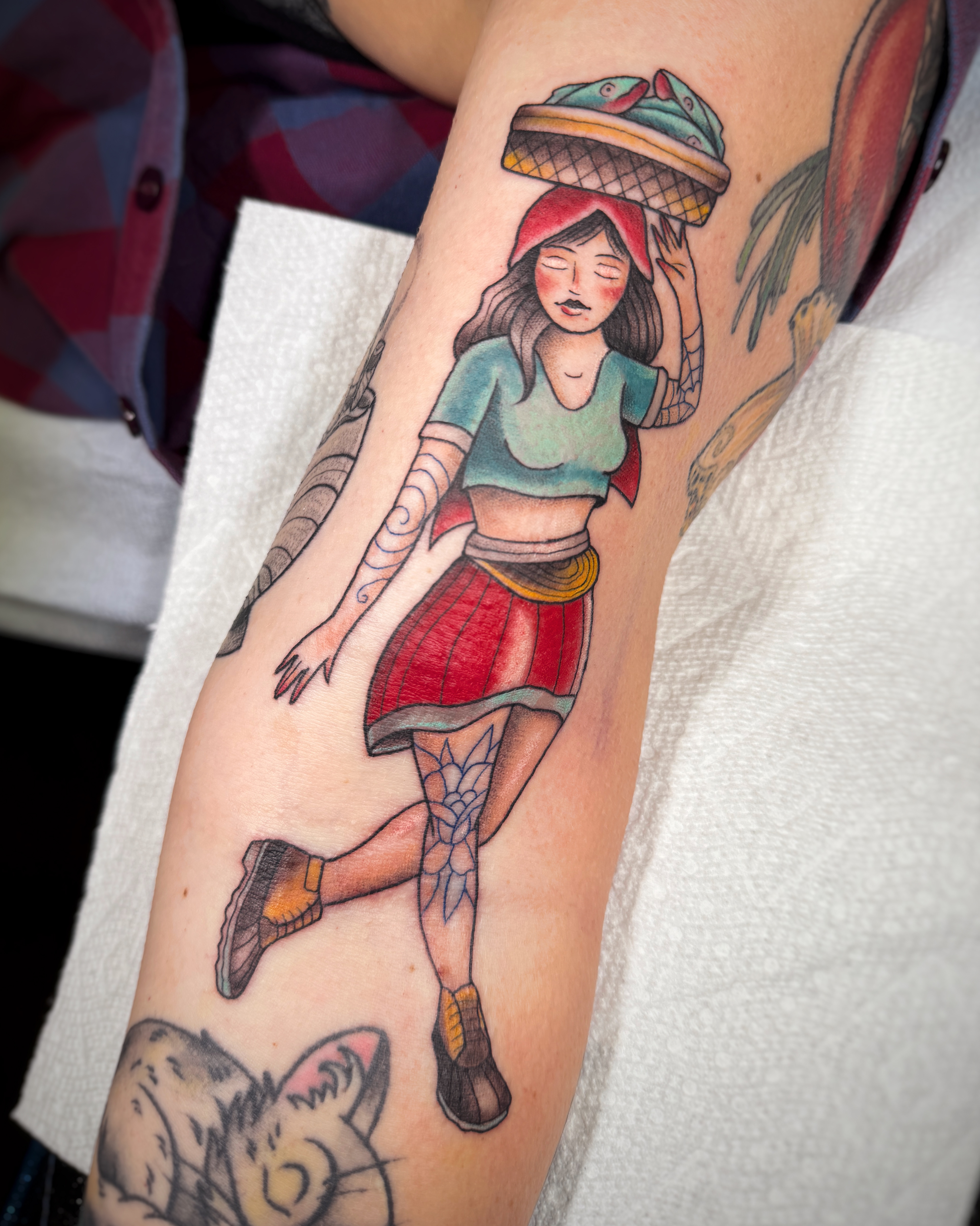 fish wife pin up