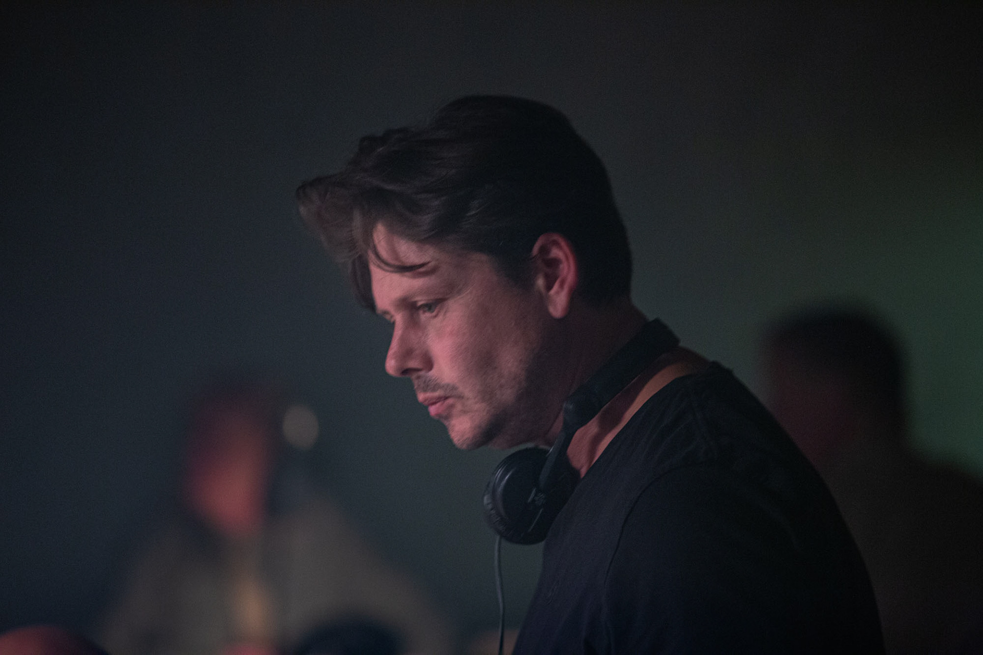 Director Sven Huybrechts lost in thought.
