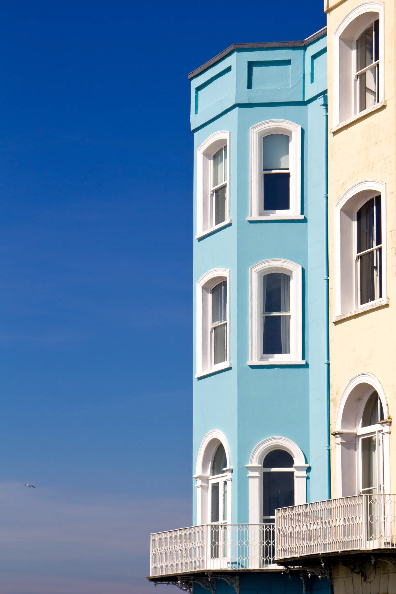 SEASIDE HOTELS. An original photograph by Chris Rose. Image size: 29cm x 18cm. Mount size: 40cm x 30cm. FOR SALE £19.