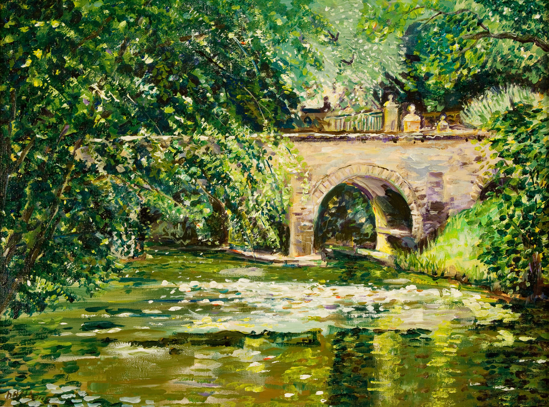 DARTMOOR REFLECTIONS. X2. From an original painting by Diana Aungier-Rose. Print size: 28cm x 38cm. For Sale: £18