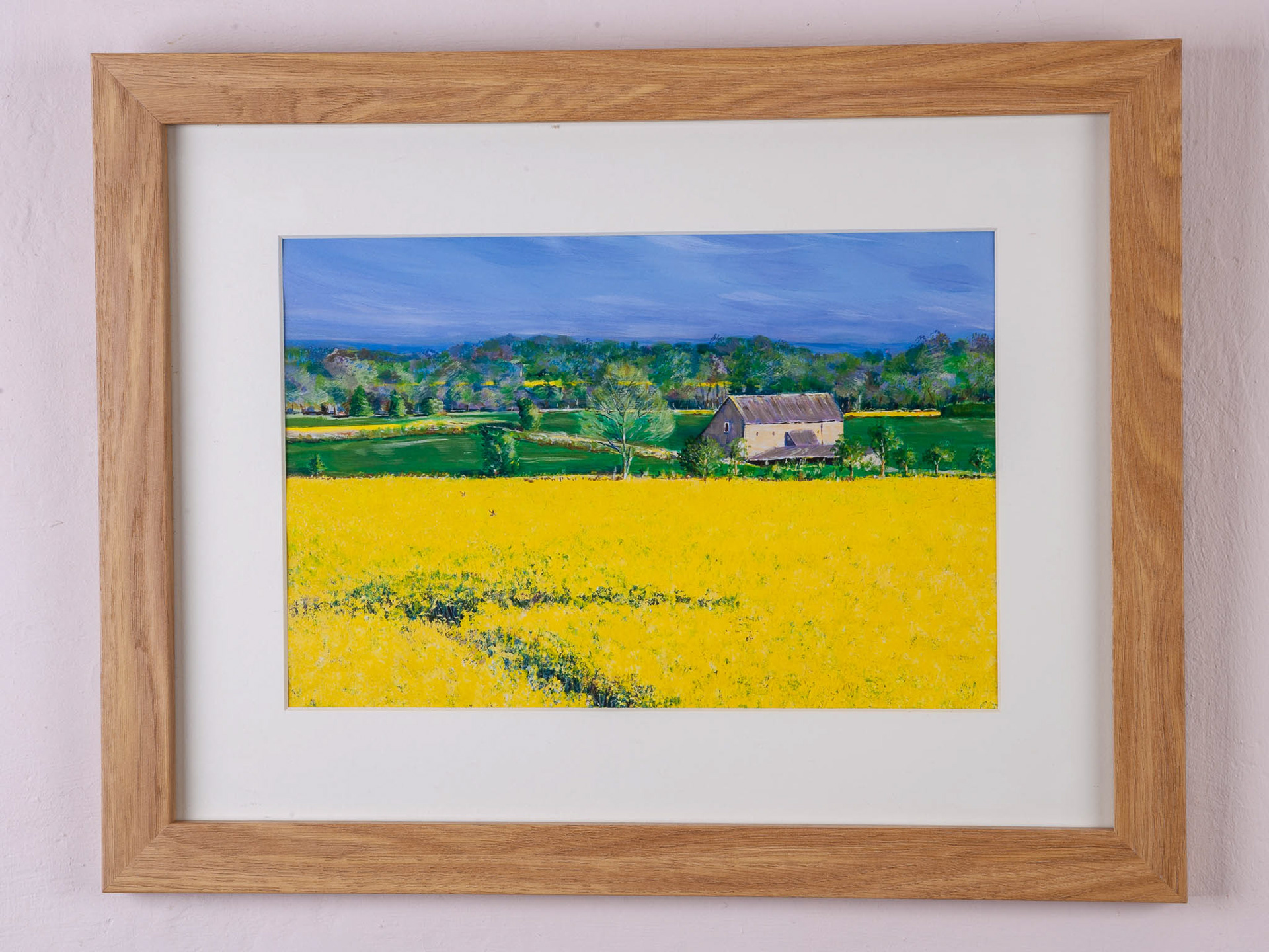 NEAR FRAMPTON MANSELL. From an original painting by Diana Aungier-Rose. Print size: 21cm x 29cm. Frame size: 35cm x 45cm. For sale: £49