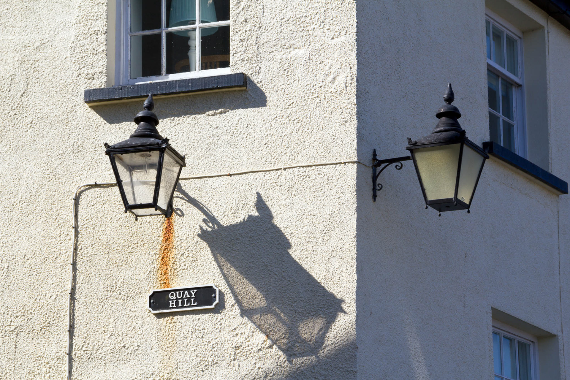 QUAY HILL SHADOW. An original photograph by Chris Rose. Image size: 37cm x 25cm. Mount size: 40cm x 50cm. FOR SALE £29