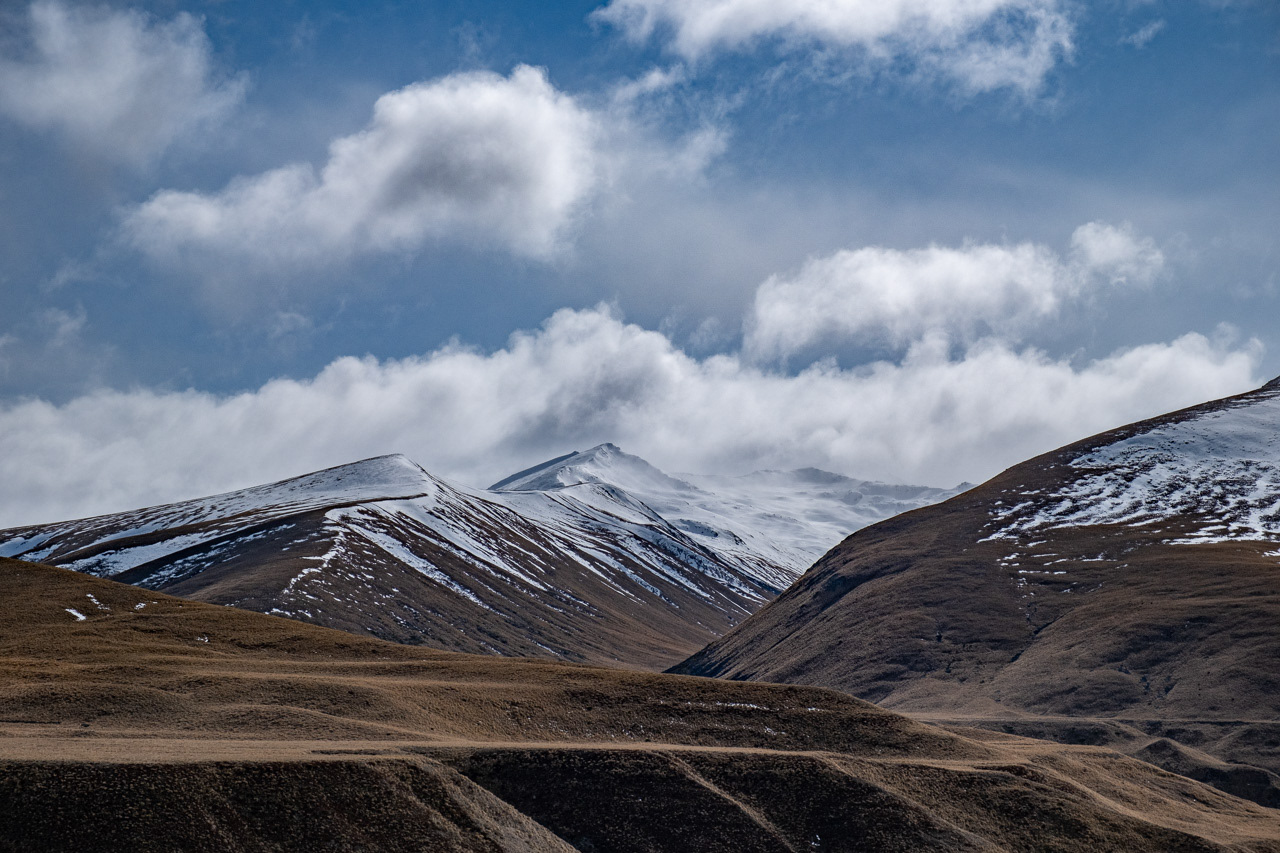 Looking towards the shrouded Mt Hope