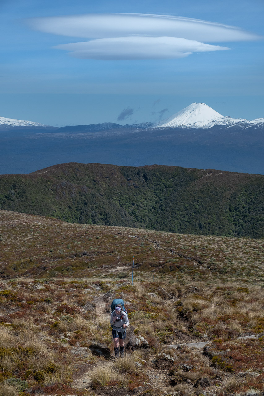 View back to Ngauruhoe