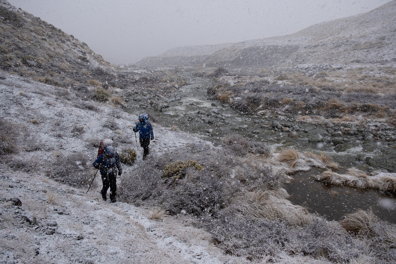 Wet snow and wet feet