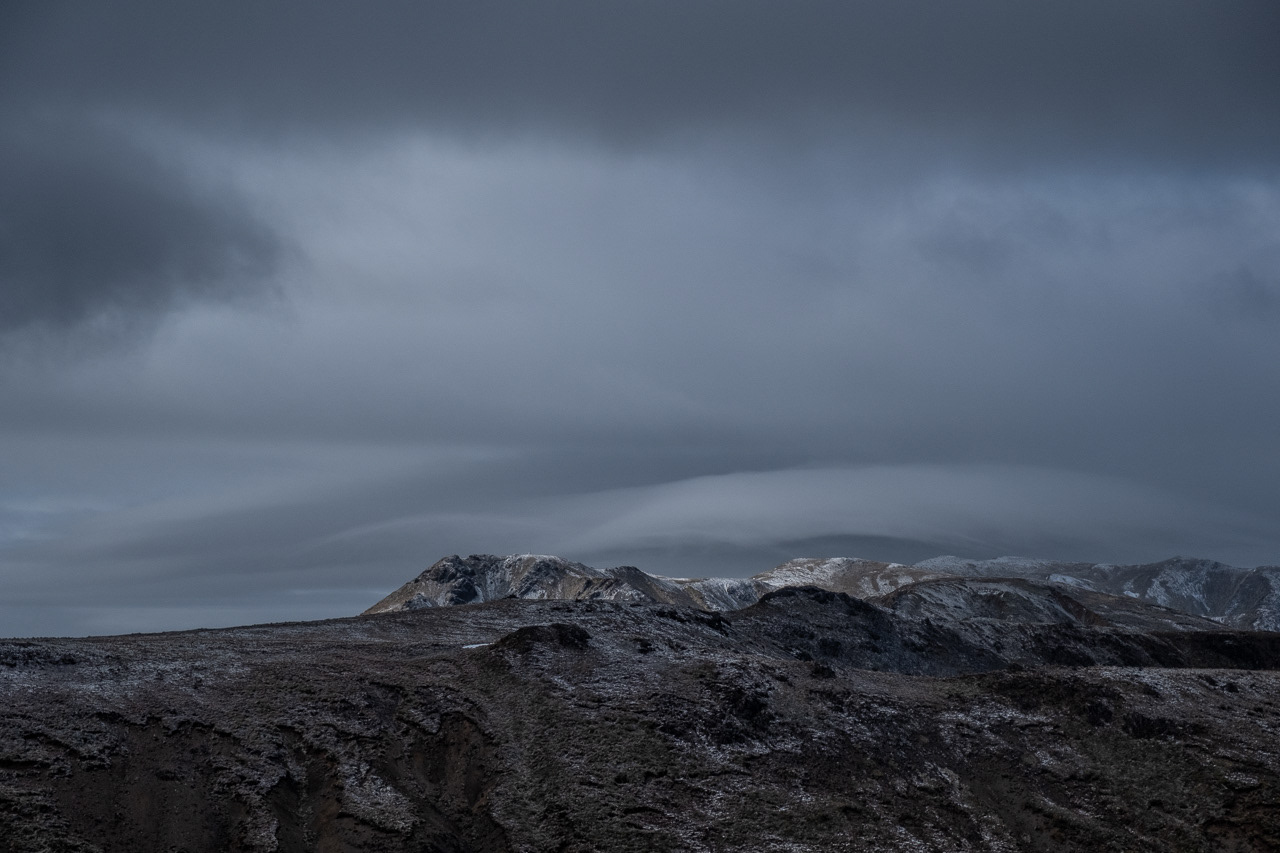 Wind shaping the clouds