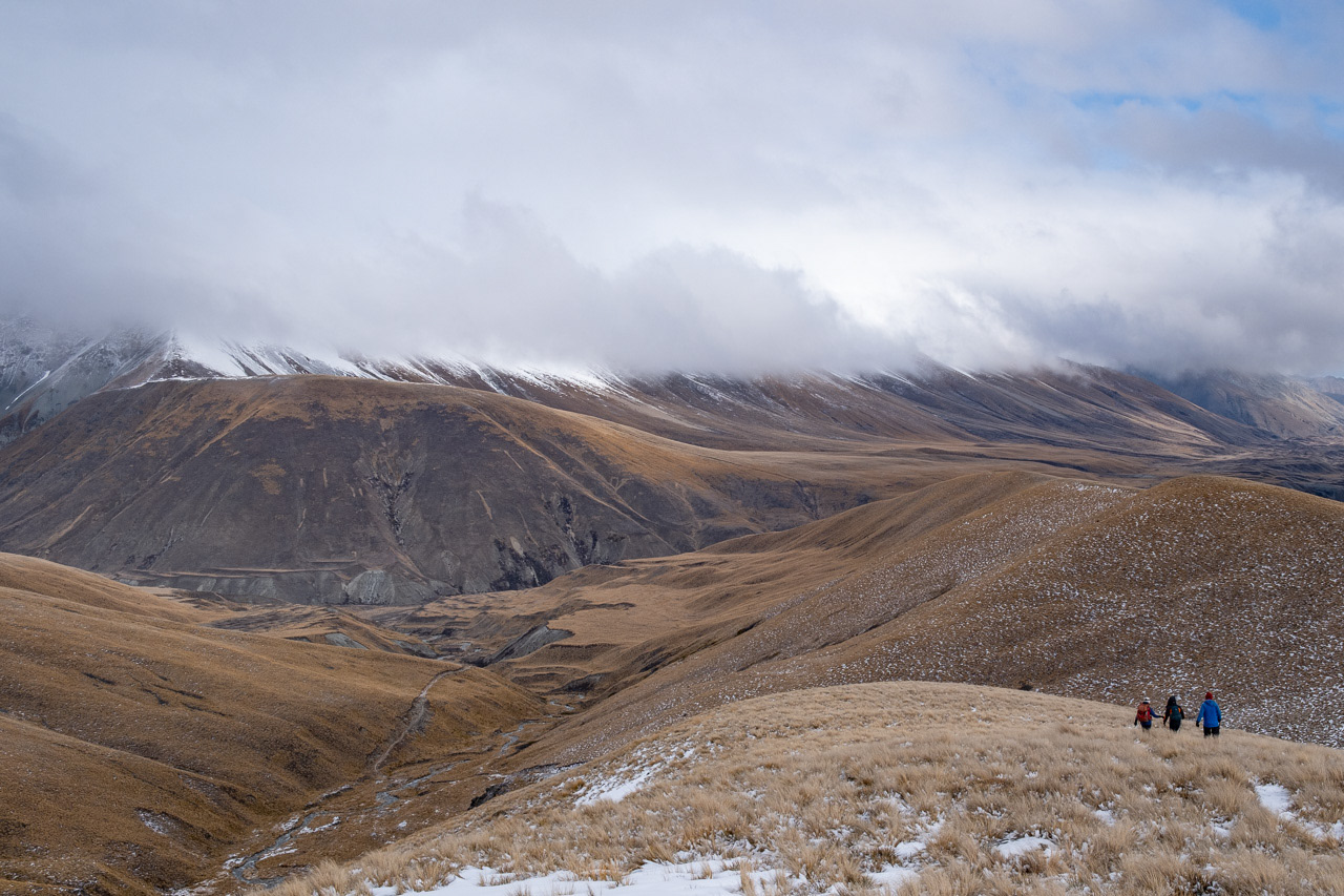 View out to Coal River with Round Hill behind