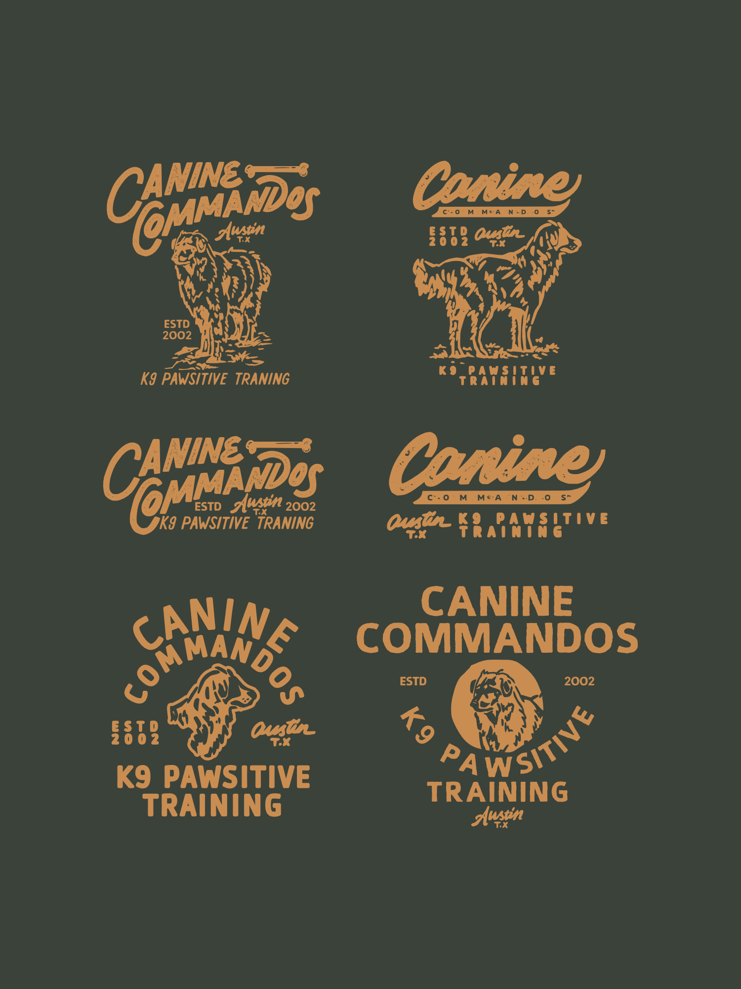Mr. Rust Logo Luthfi Works - Canine Commandos