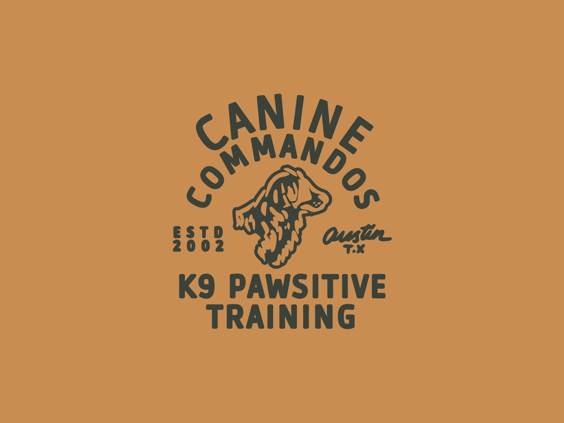 Mr. Rust Logo Luthfi Works - Canine Commandos
