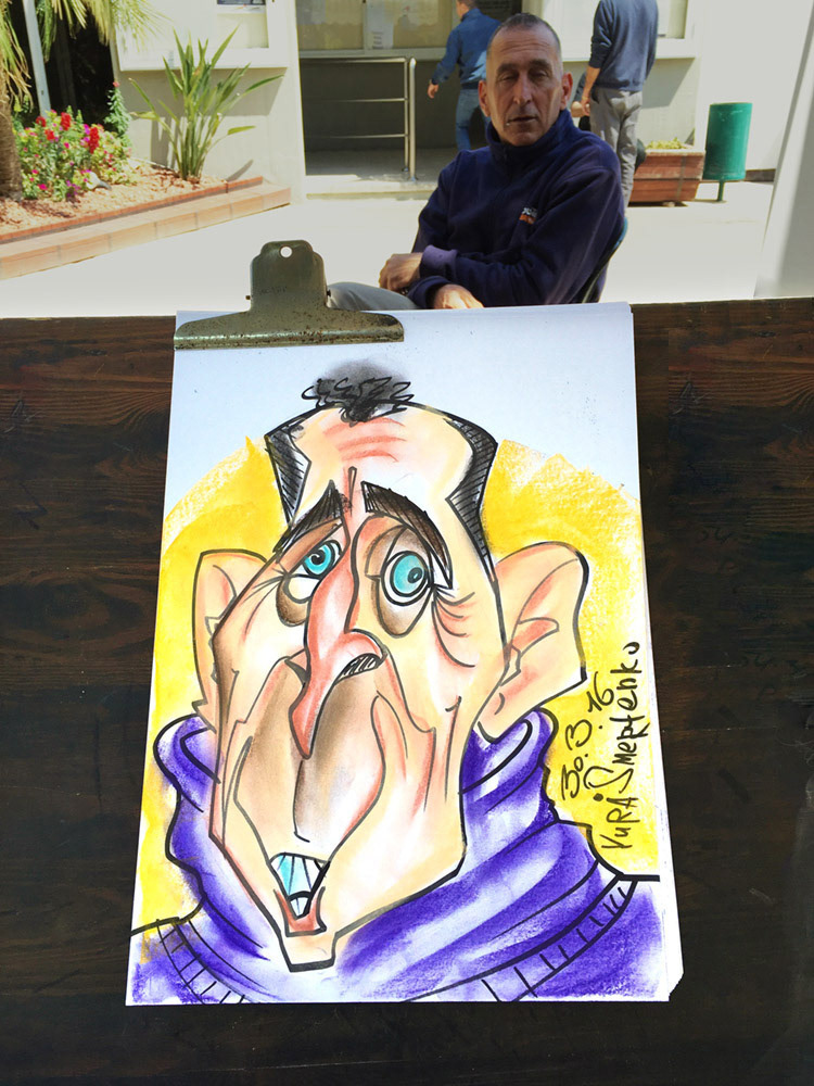 קריקטורה באירוע