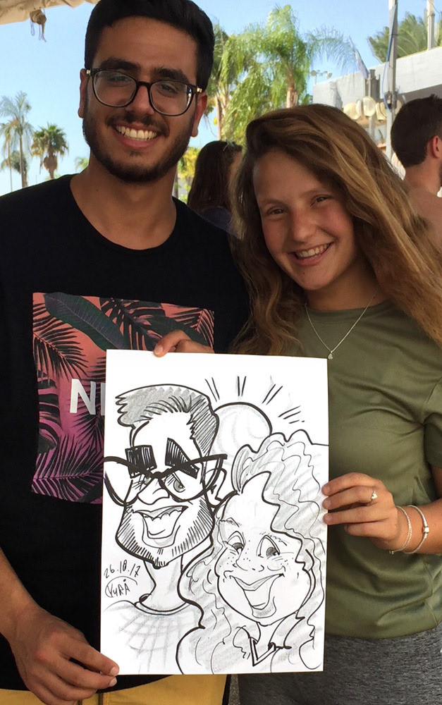 קריקטורה בר מצווה