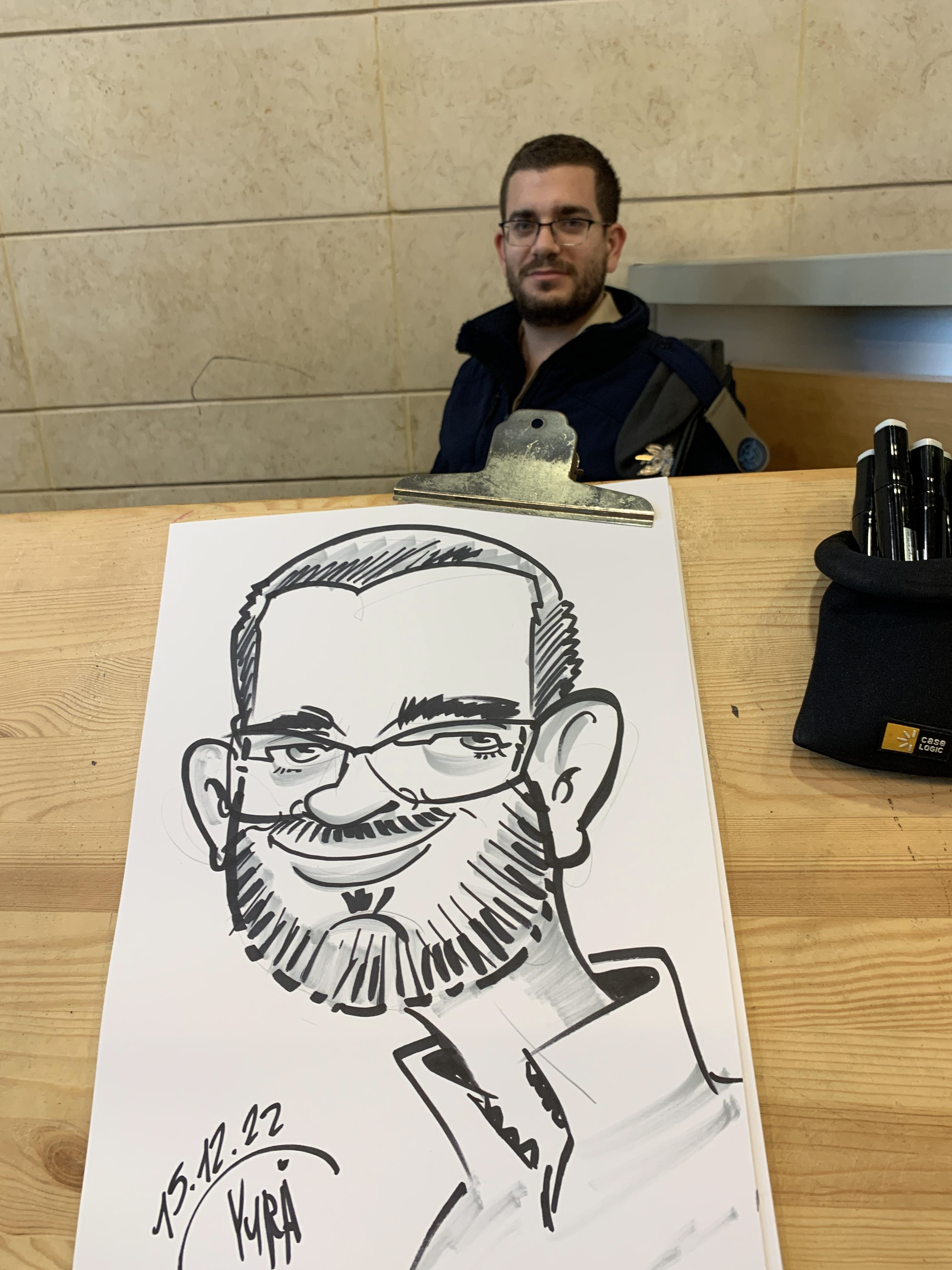 קריקטורה באירוע