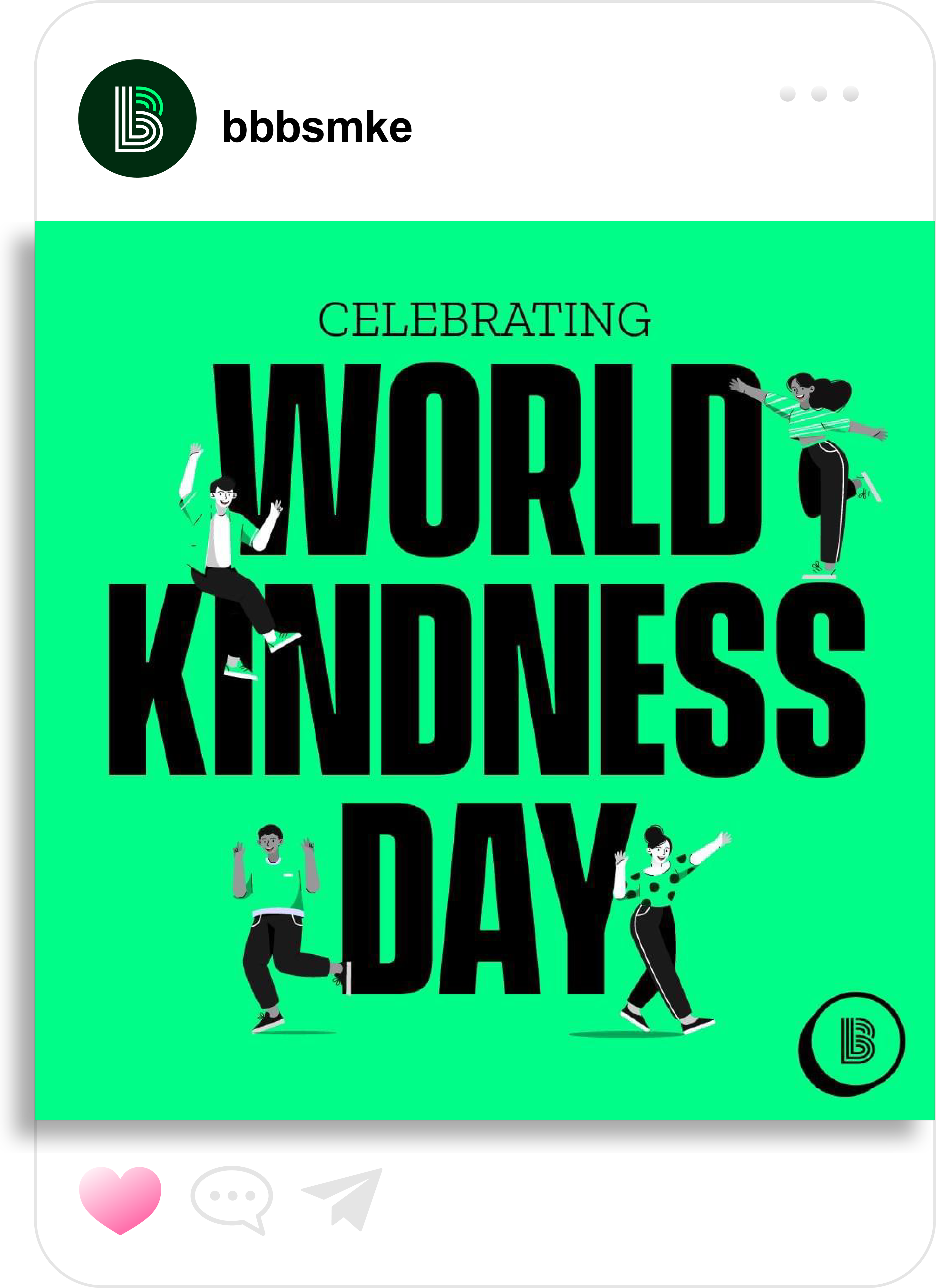 It takes little to be kind.💚