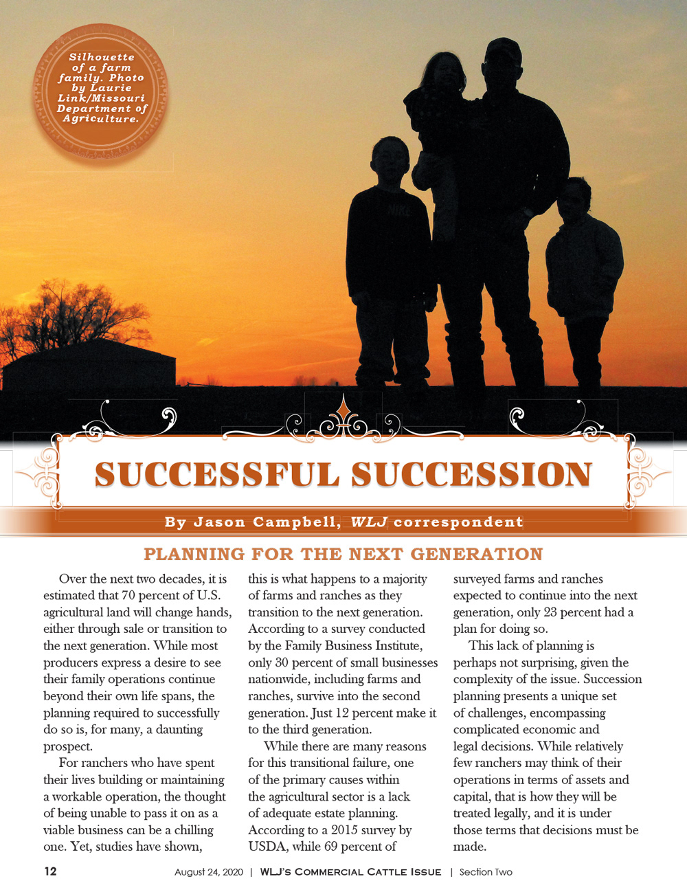 2020 Commercial Cattle Magazine - Editorial Layout