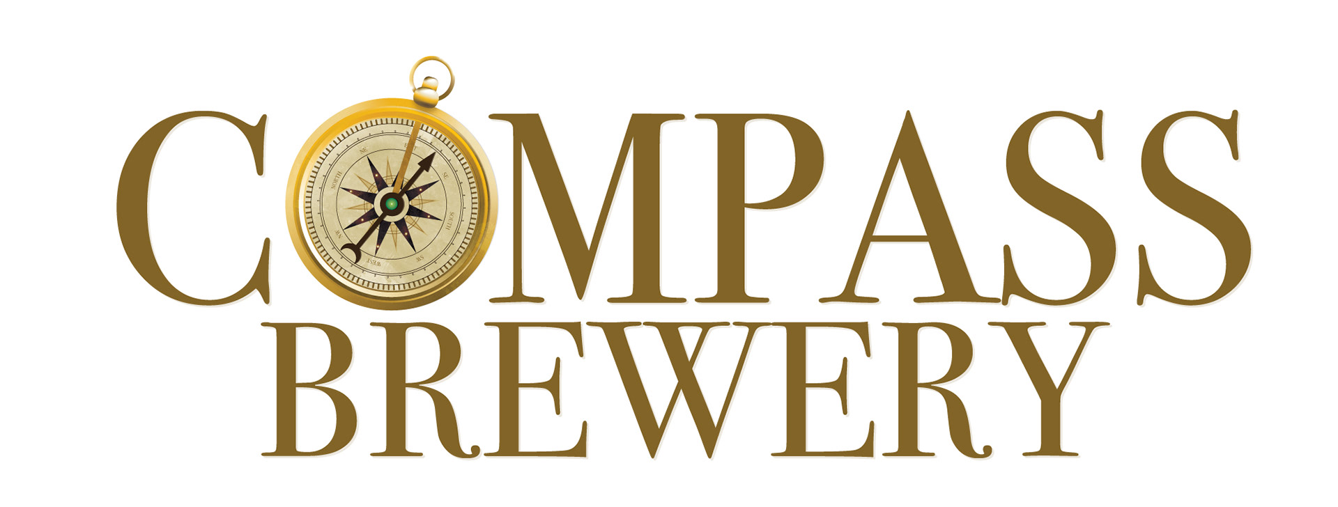 COMPASS BREWERY LOGO - BUMPER STICKER