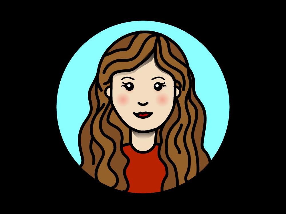 MY OWN PERSONAL AVATAR - DESIGNED IN ILLUSTRATOR WITH SMART OBJECT FILLS AND TRANSPARENCY GRADIENT SHADOWS