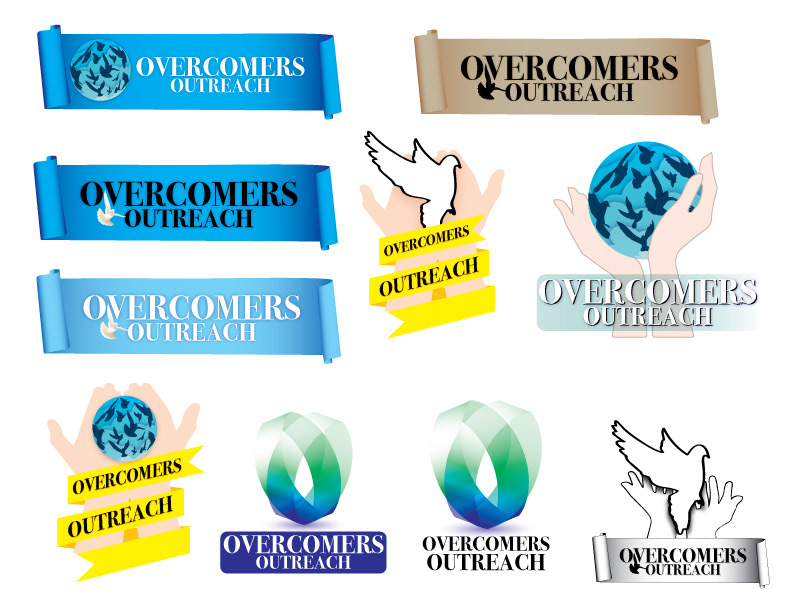 Overcomers Outreach Prelim Logo Options