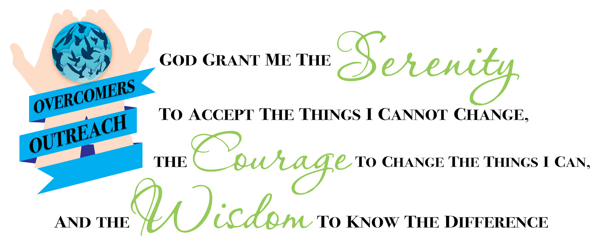 Overcomers Outreach Table Graphic