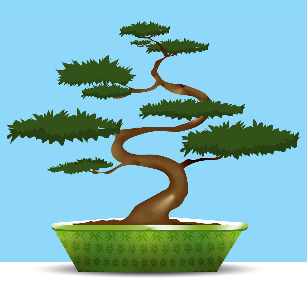 VECTOR BONSIA TREE
