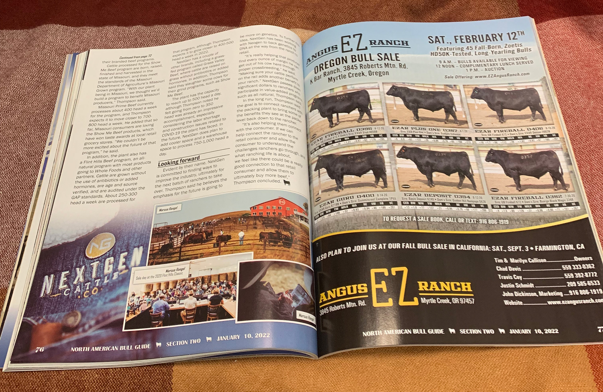 2022 Bull Guide Magazine - Printed Sample