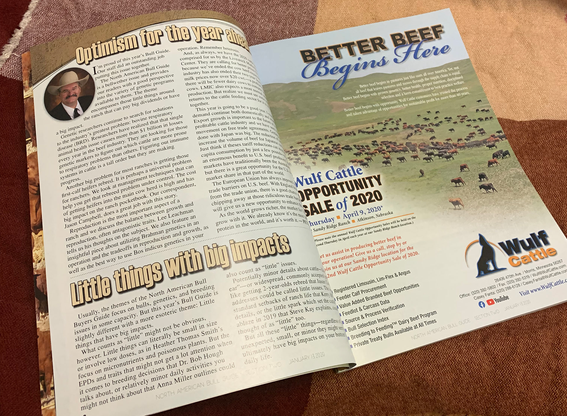 2020 Bull Guide Magazine - Printed Sample