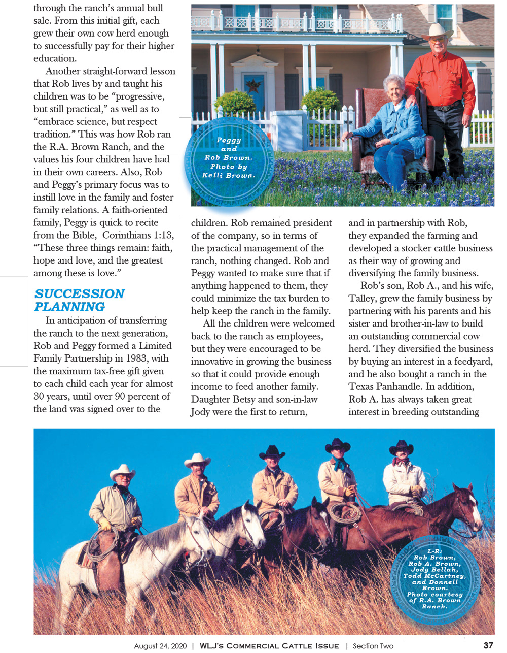 2020 Commercial Cattle Magazine - Editorial Layout