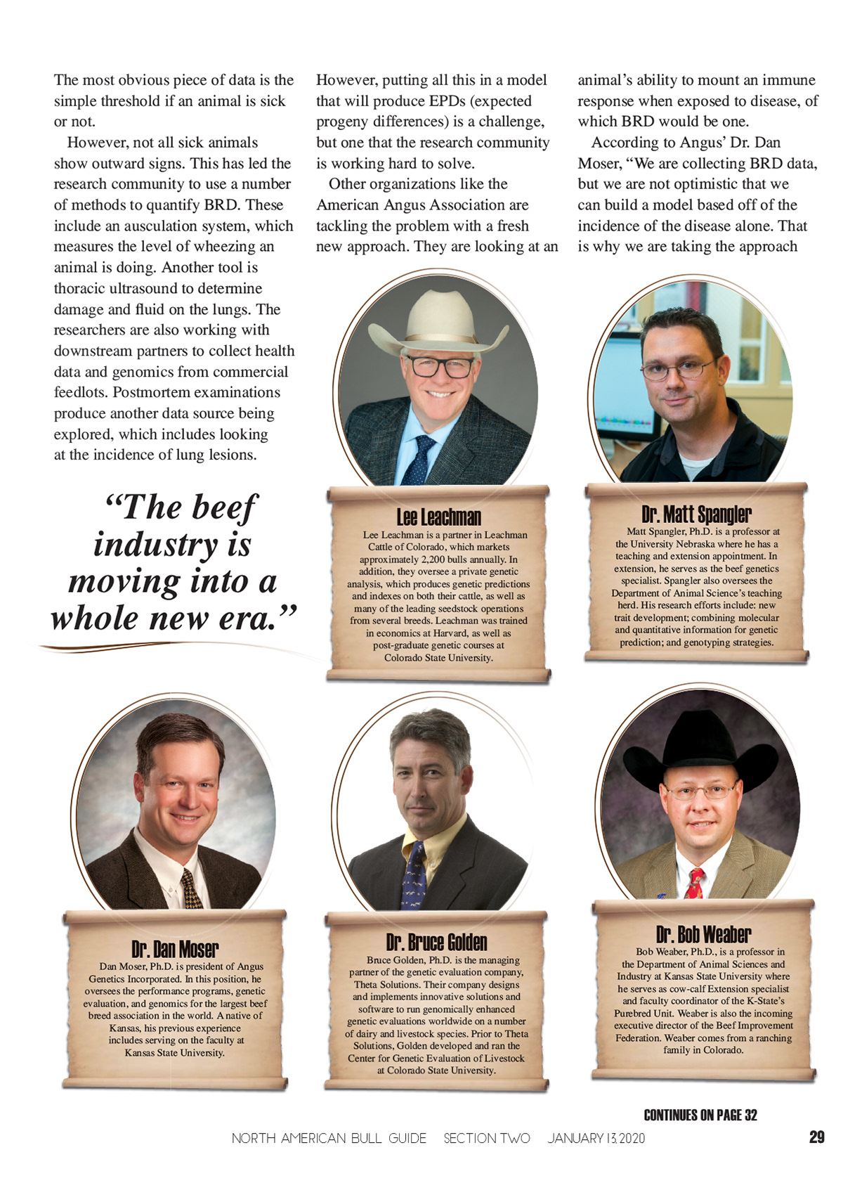 2020 Bull Guide Magazine - Editorial Layout