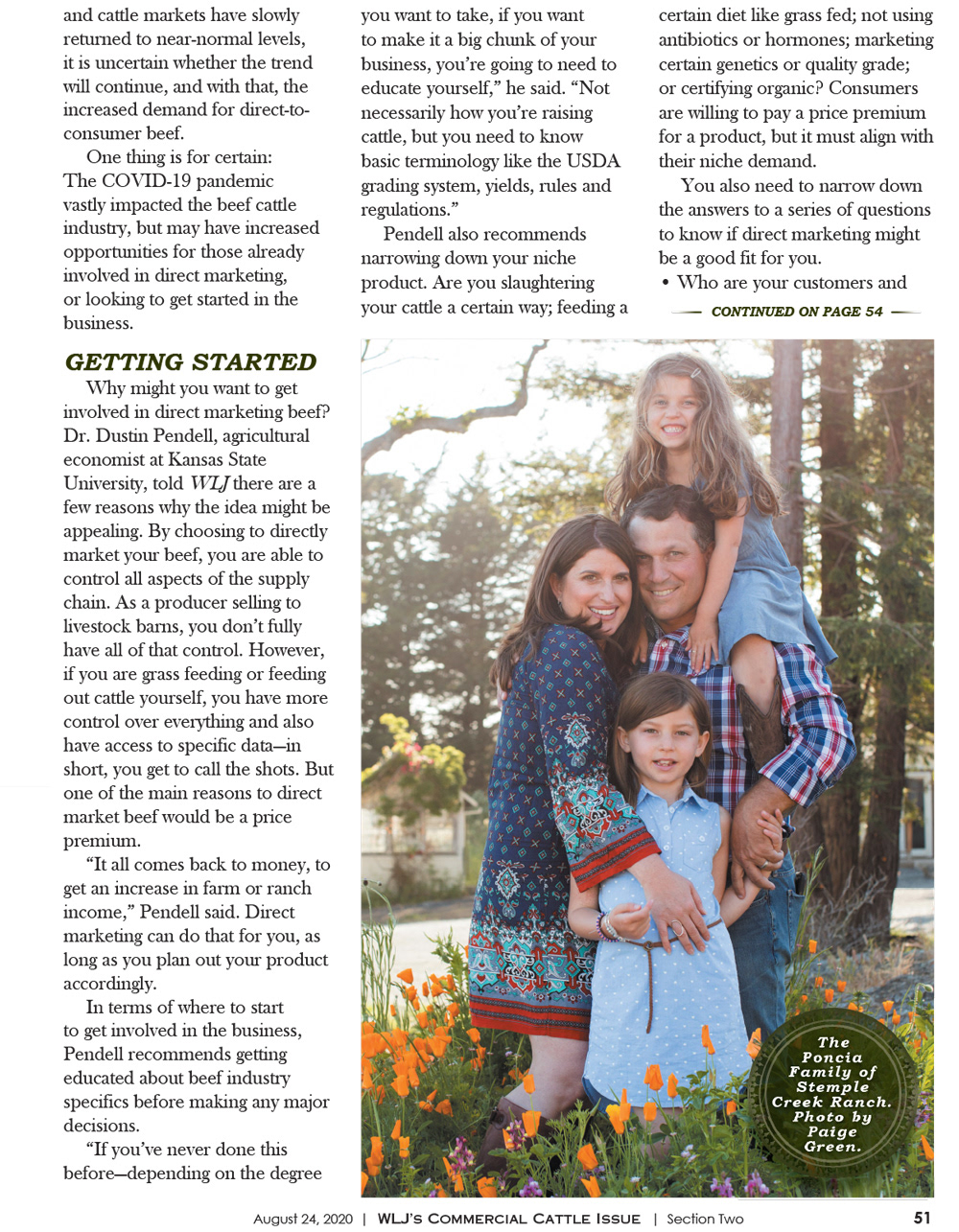 2020 Commercial Cattle Magazine - Editorial Layout