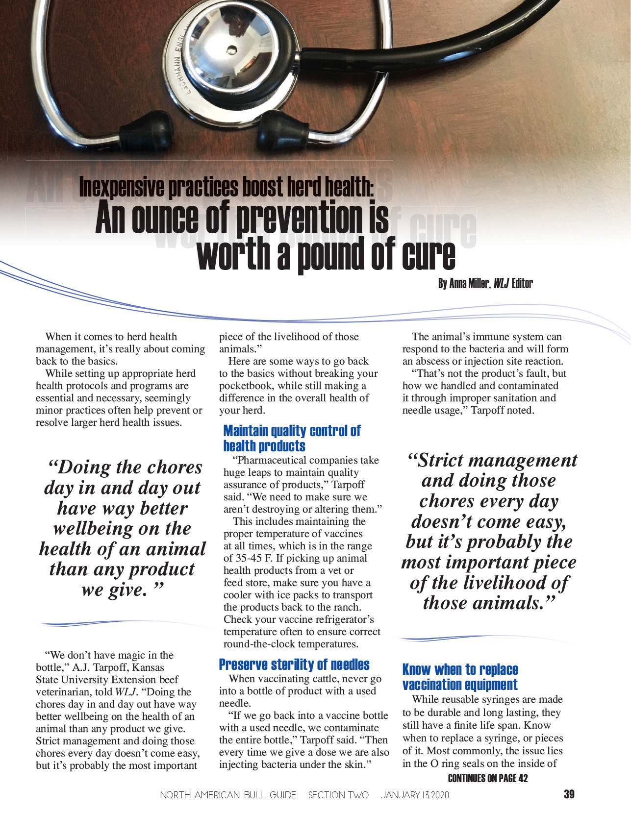 2020 Bull Guide Magazine - Editorial Layout