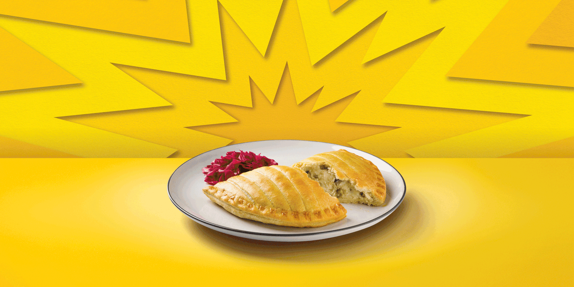 Brand, campaign and photography for Carrs Pasties retail stores