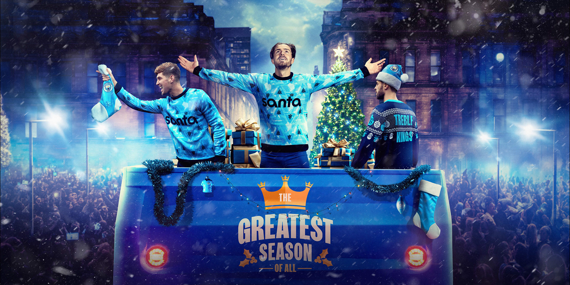 Advertising campaign for manchester city football club