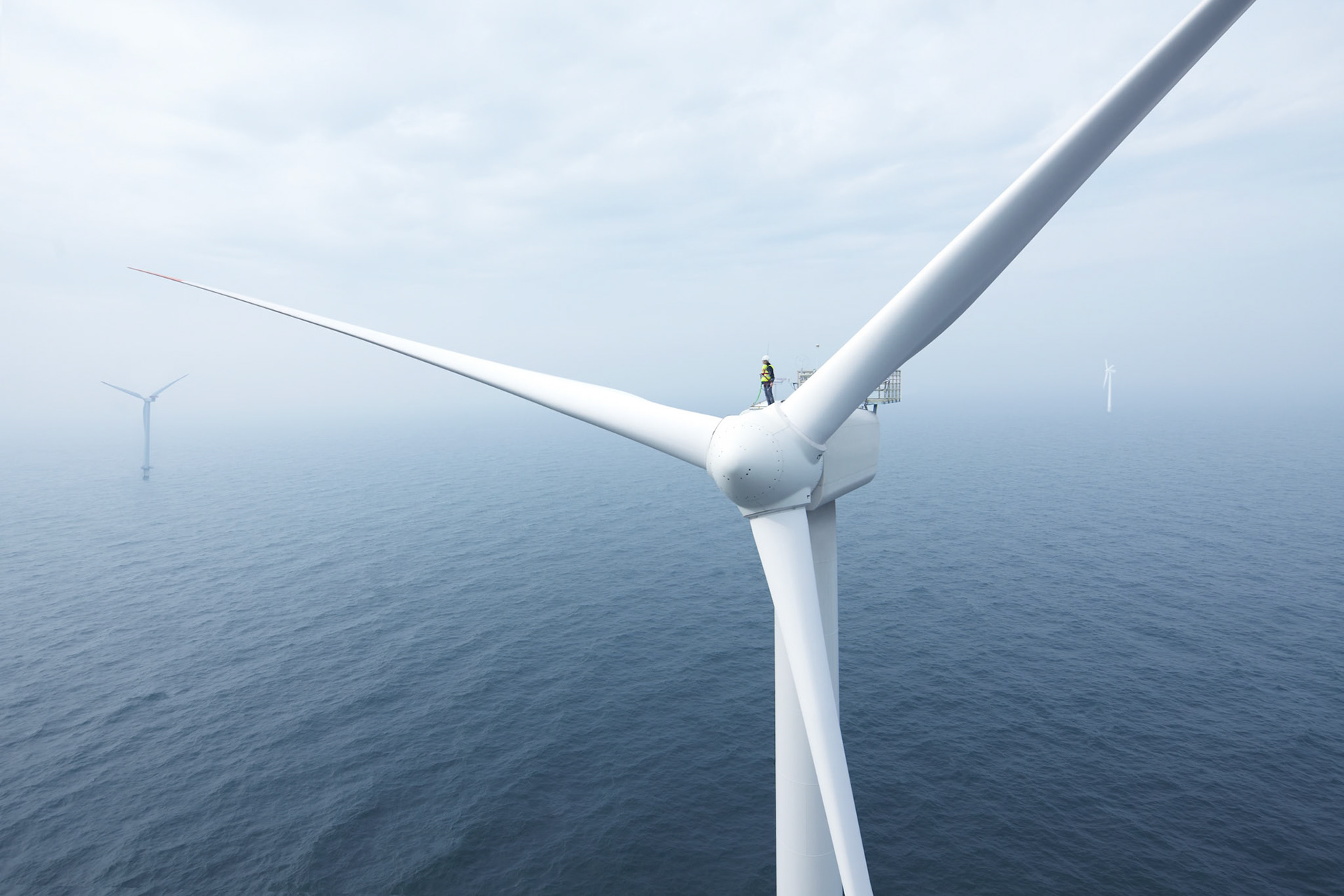 Corporate photography on offshore wind power in Denmark