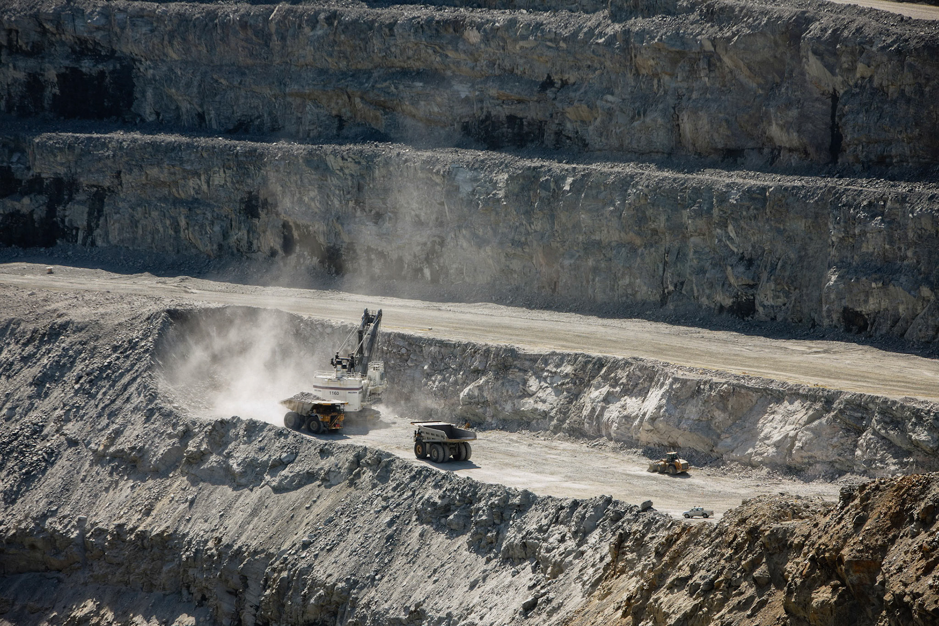 Corporate photography on mining in Sweden