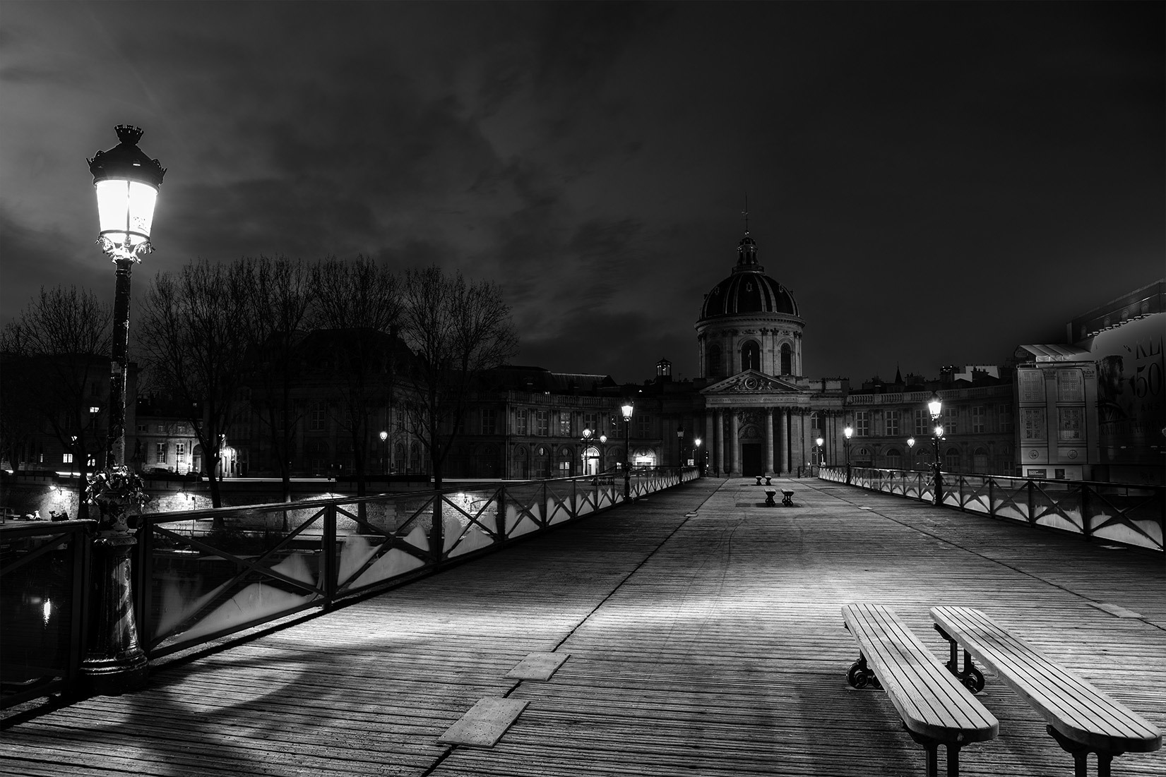 Institut de France depuis le pont des Arts - Paris