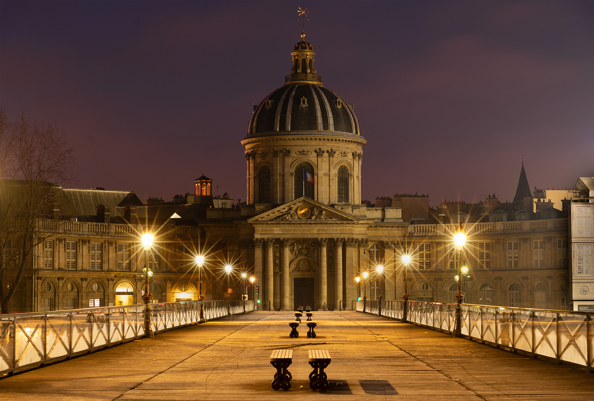 Institut de France depuis le pont des Arts - Paris