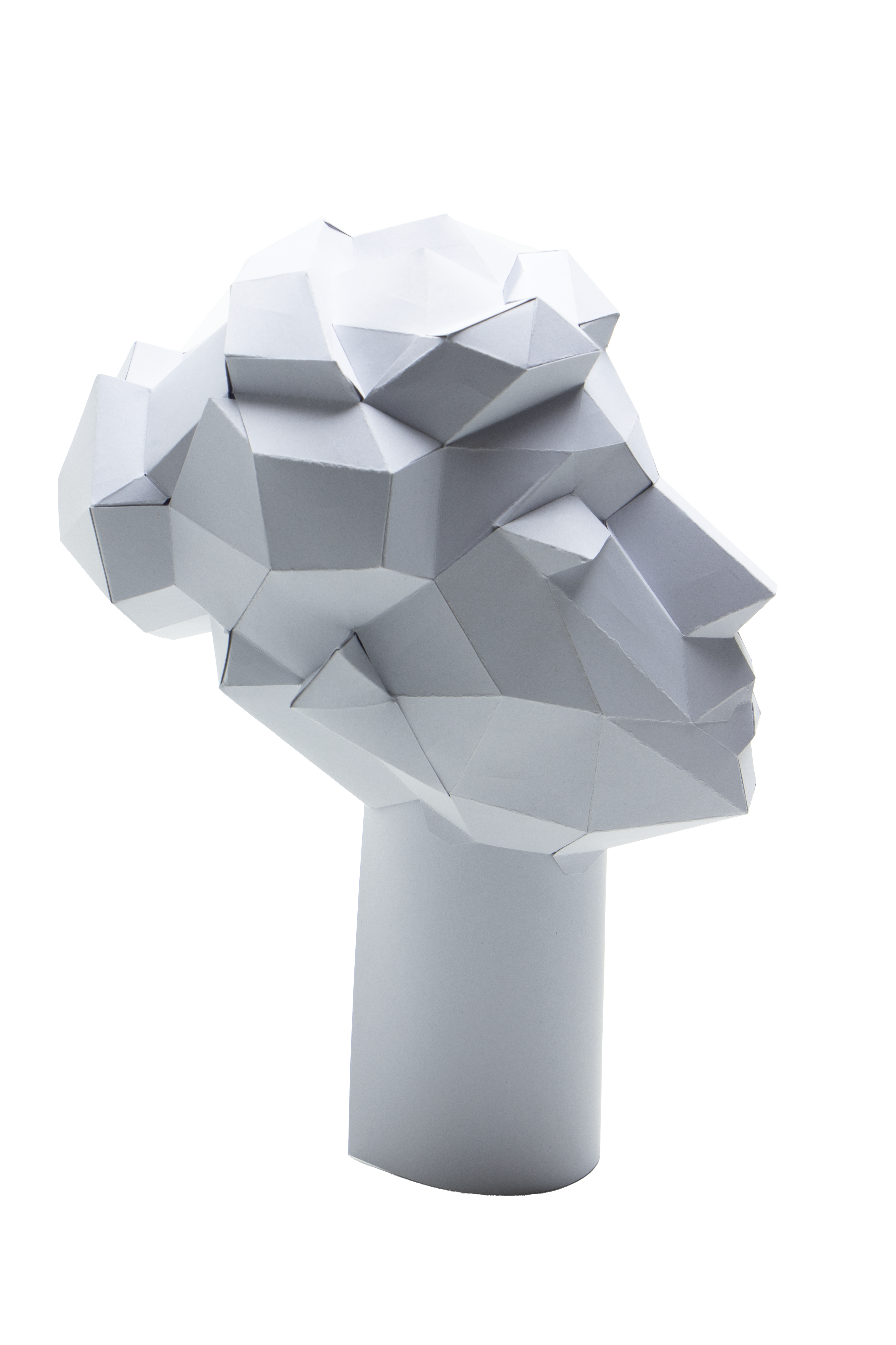 Sketch Station - papercraft womans head